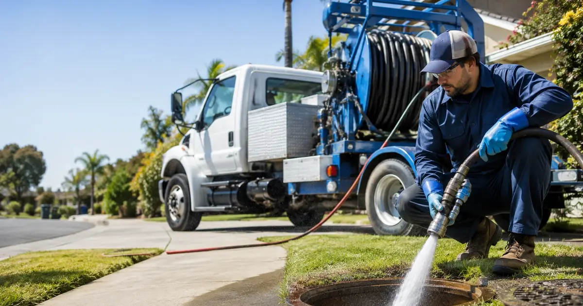 Hydro jet sewer cleaning Palo Alto
