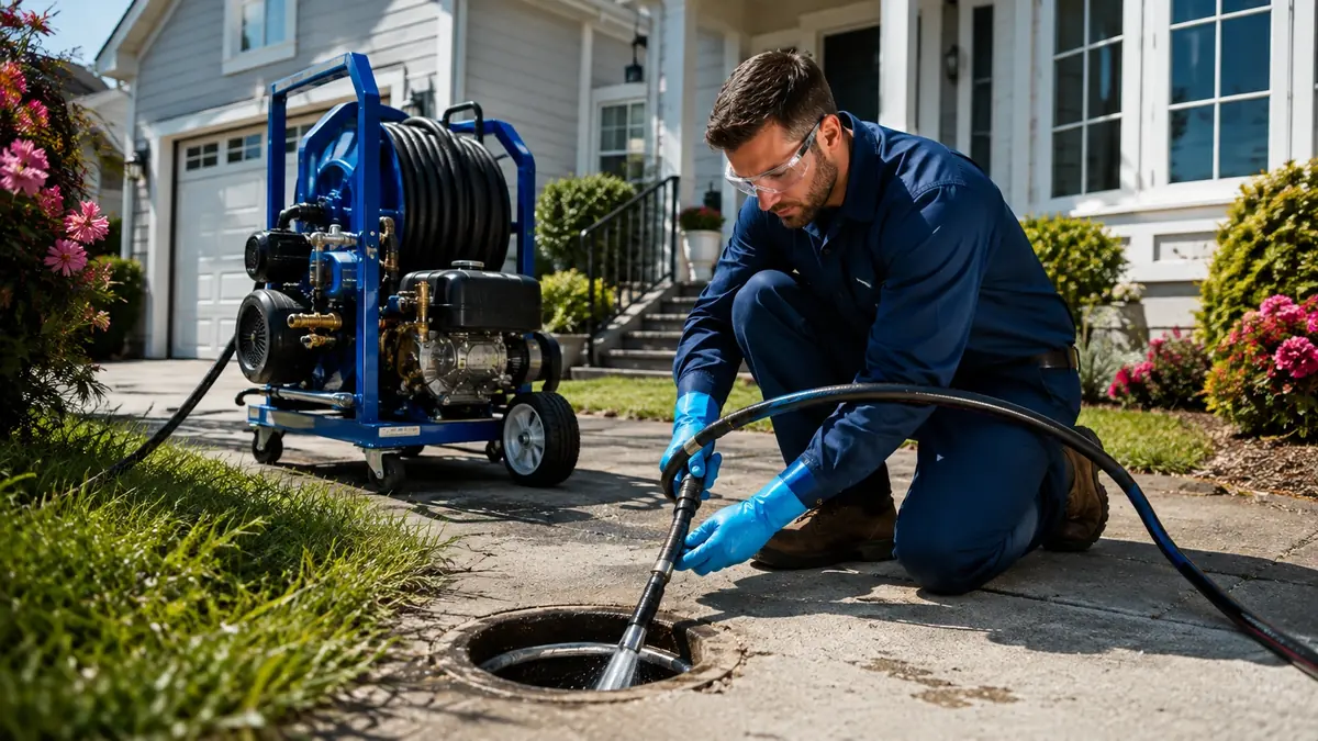 Residential Hydro Jet Drain Cleaning in Palo Alto