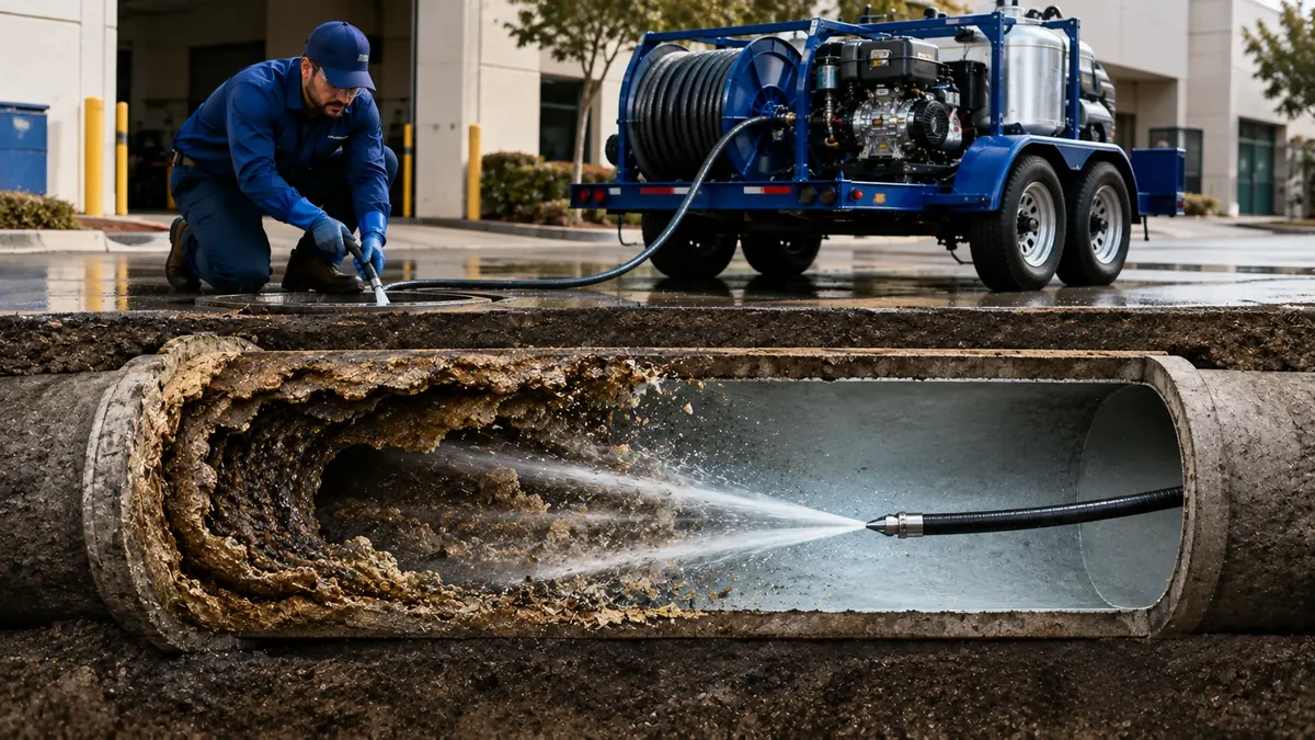 Sewer Pipe Descaling in Palo Alto